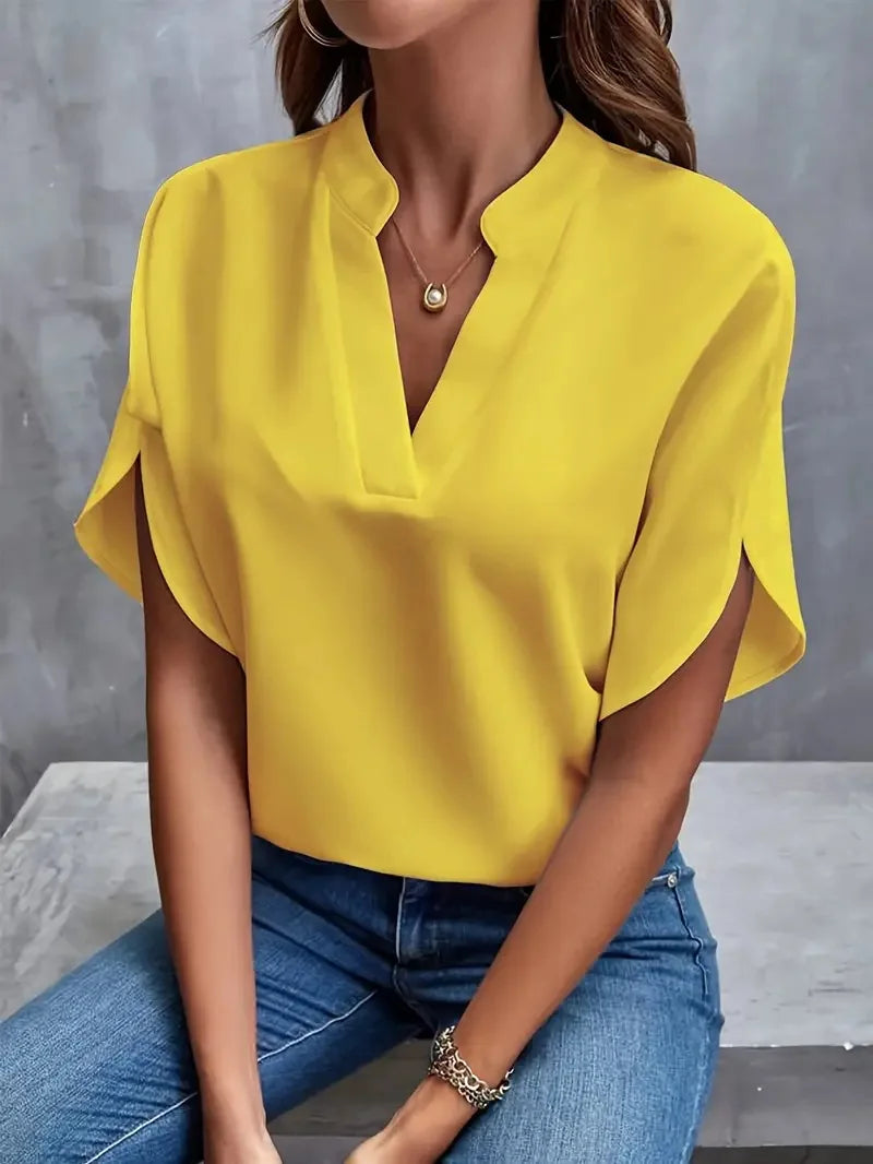 Calla | Women's Elegant V-Neck Blouse