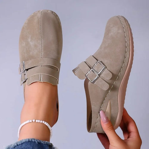 Callista | Women's Casual Buckled Clogs