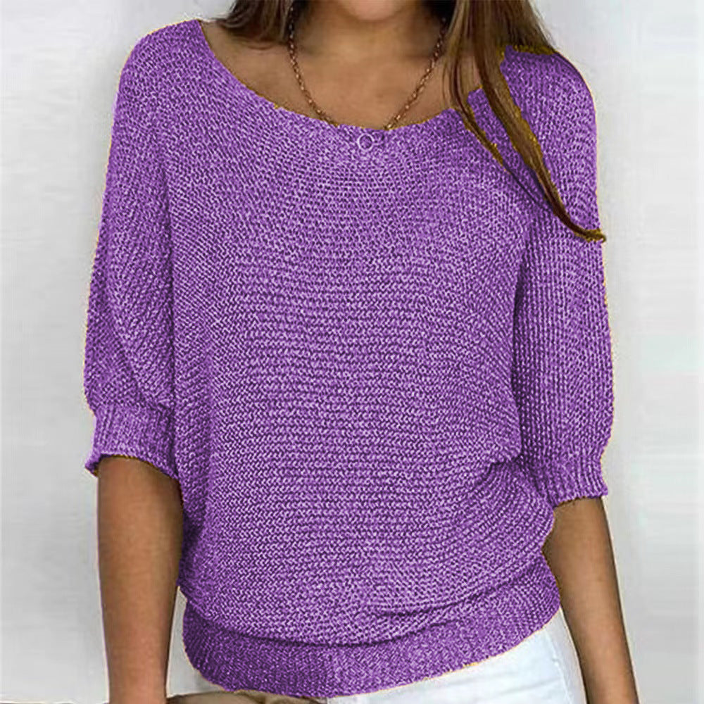 Callista - Women's Casual Knit Sweatshirt
