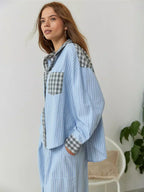 Callista - Women's Cozy Plaid Pajama Set