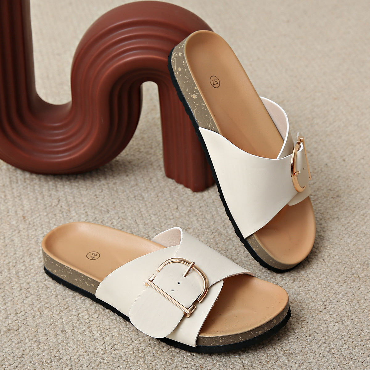 Camilla | Women's Stylish Clogs with Buckle Detail