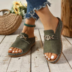 Cassia | Women's Glam Slip On Sandals