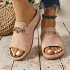 Cassia | Women's Glam Slip On Sandals
