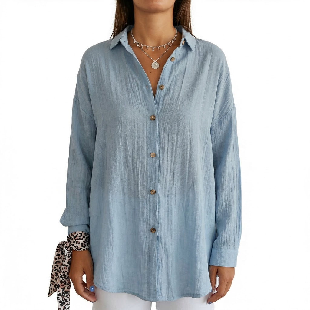 Celeste | Women's Casual Linen Blouse