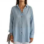 Celeste | Women's Casual Linen Blouse