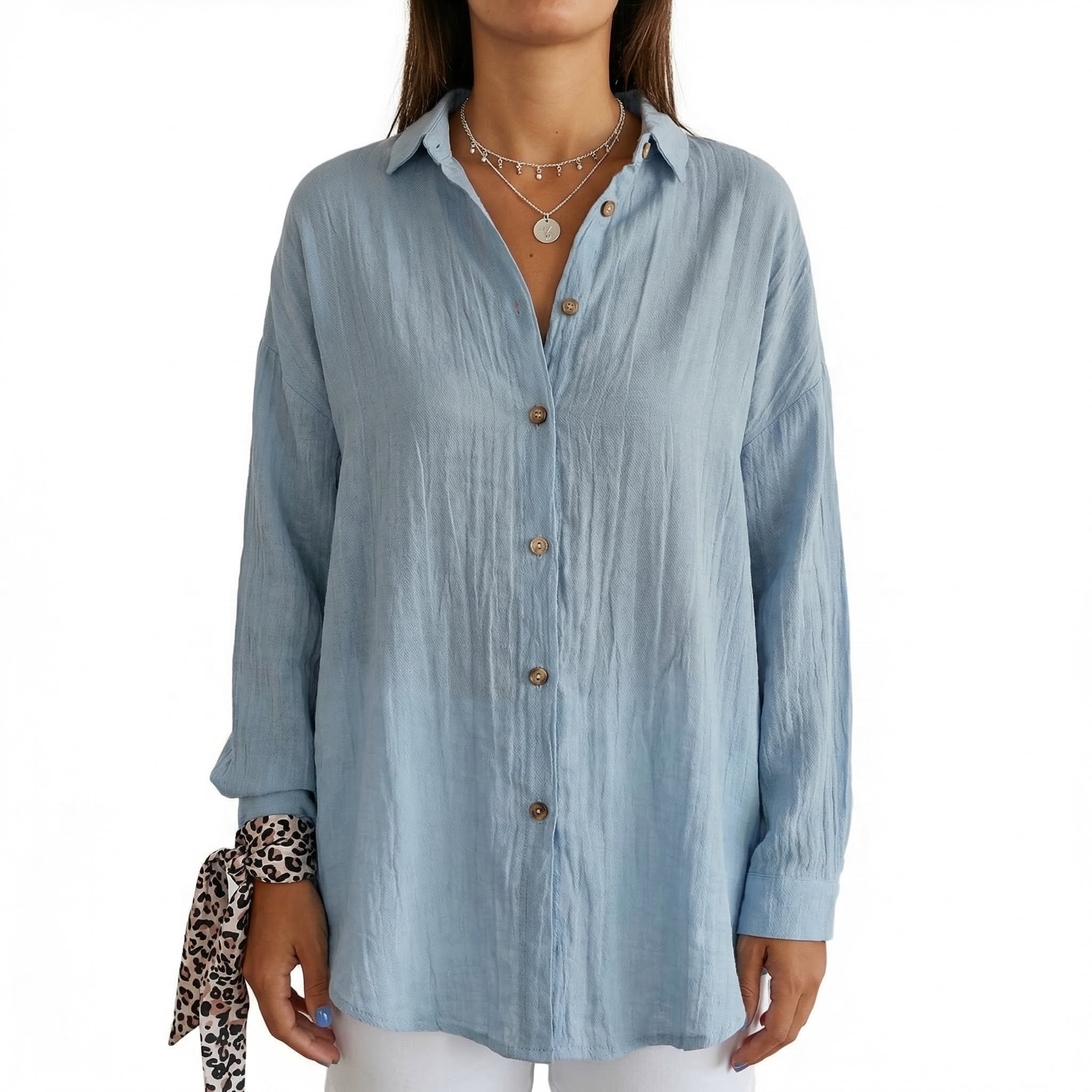Celeste | Women's Casual Linen Blouse