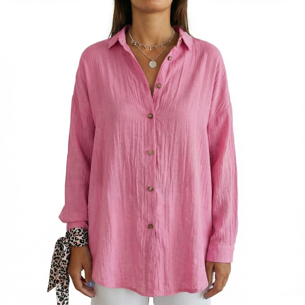 Celeste | Women's Casual Linen Blouse