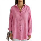 Celeste | Women's Casual Linen Blouse