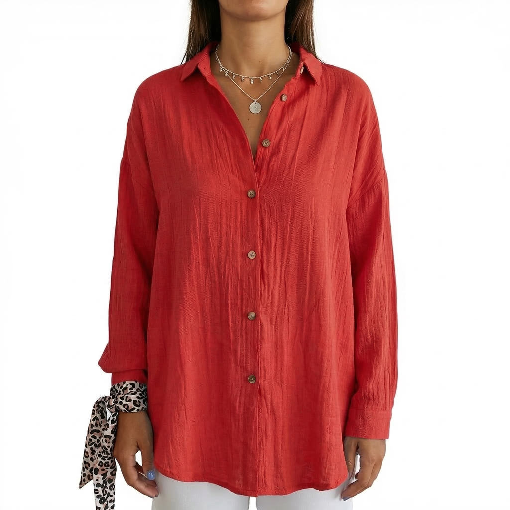 Celeste | Women's Casual Linen Blouse