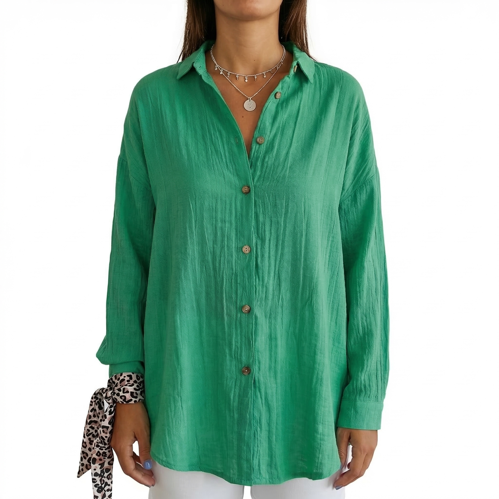 Celeste | Women's Casual Linen Blouse