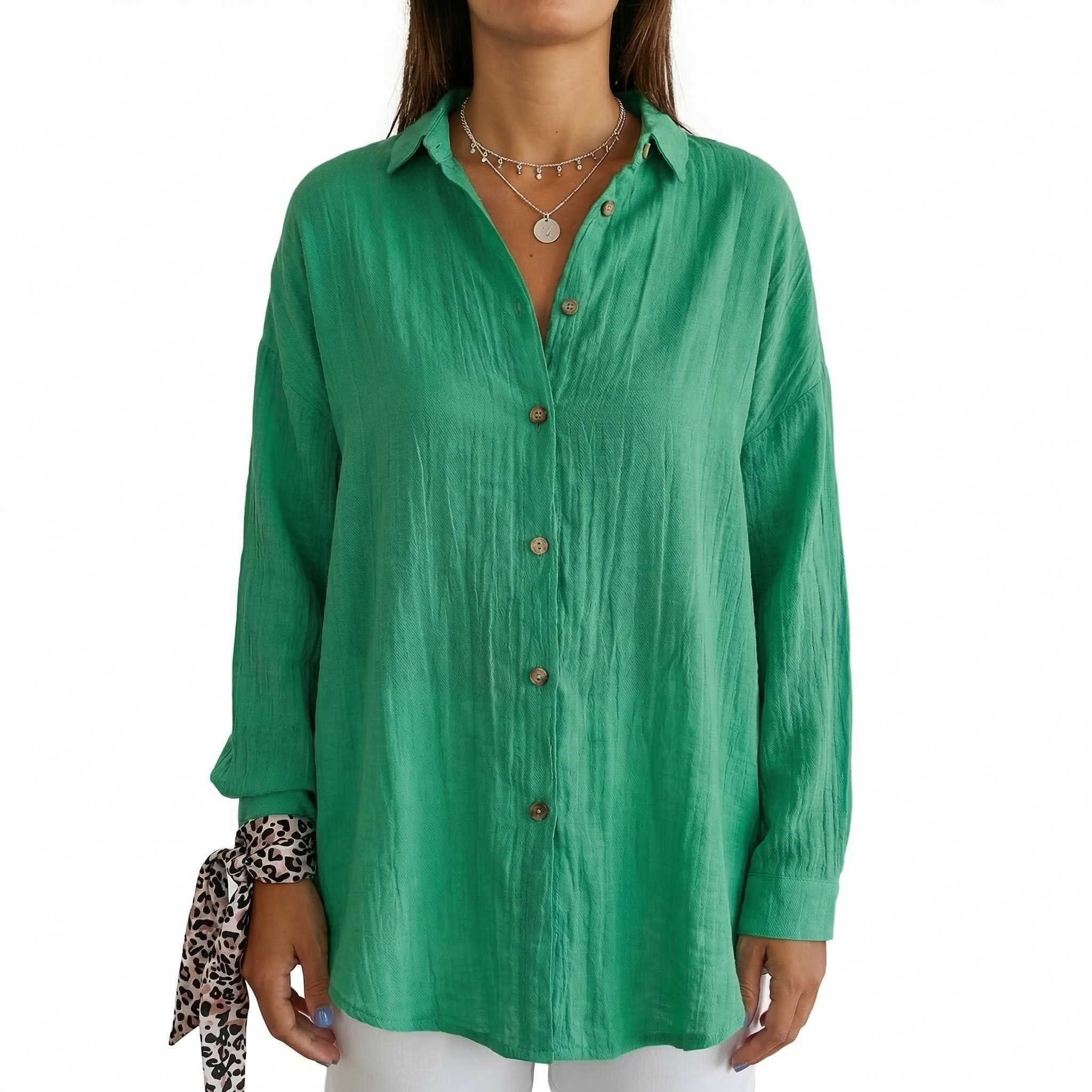 Celeste | Women's Casual Linen Blouse