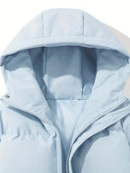 Celeste - Women's Cozy Puffer Jacket with High Collar
