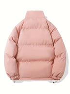 Celeste - Women's Cozy Puffer Jacket with High Collar