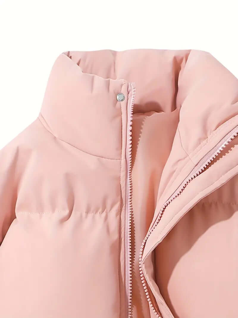 Celeste - Women's Cozy Puffer Jacket with High Collar