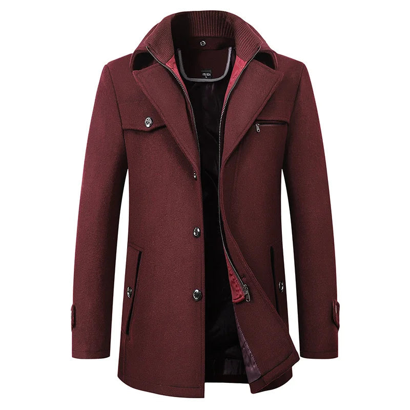 Soren | Men's Classic Double-Breasted Trench Coat