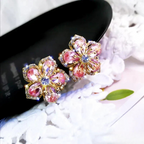 Cressa - Women's Floral Crystal Earrings