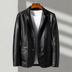 Damon - Men's Faux Leather Blazer Jacket