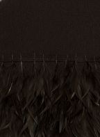 Daphne | Women's Sparkly Feather Cocktail Dress