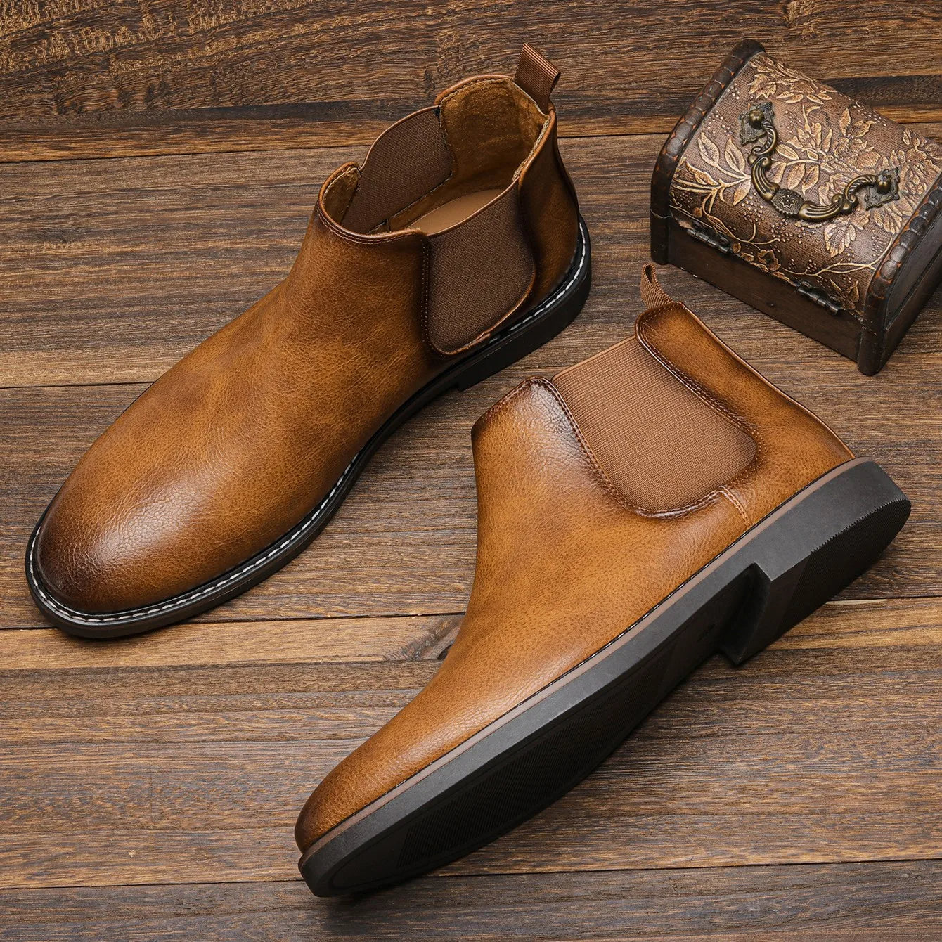 Declan - Men's Classic Chelsea Boots
