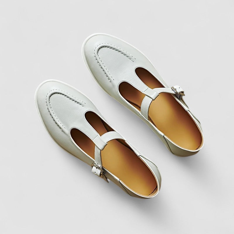 Elara - Women's Classic Mary Janes with Buckle Strap