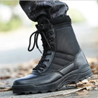 Elias - Men's Rugged Work Boots with Lace-Up Design