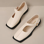 Elin | Women's Classic Square-Toe Mary Janes with Buckle Strap