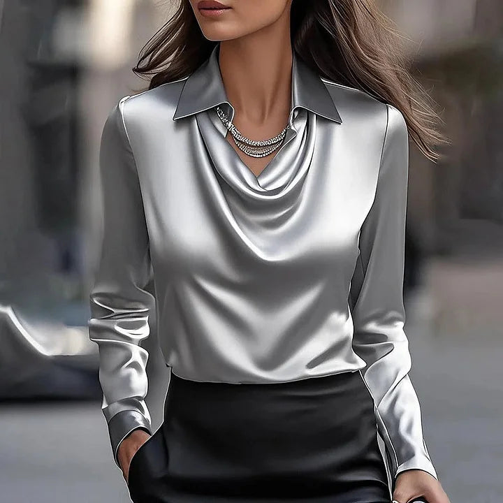 Elin | Women's Satin Blouse