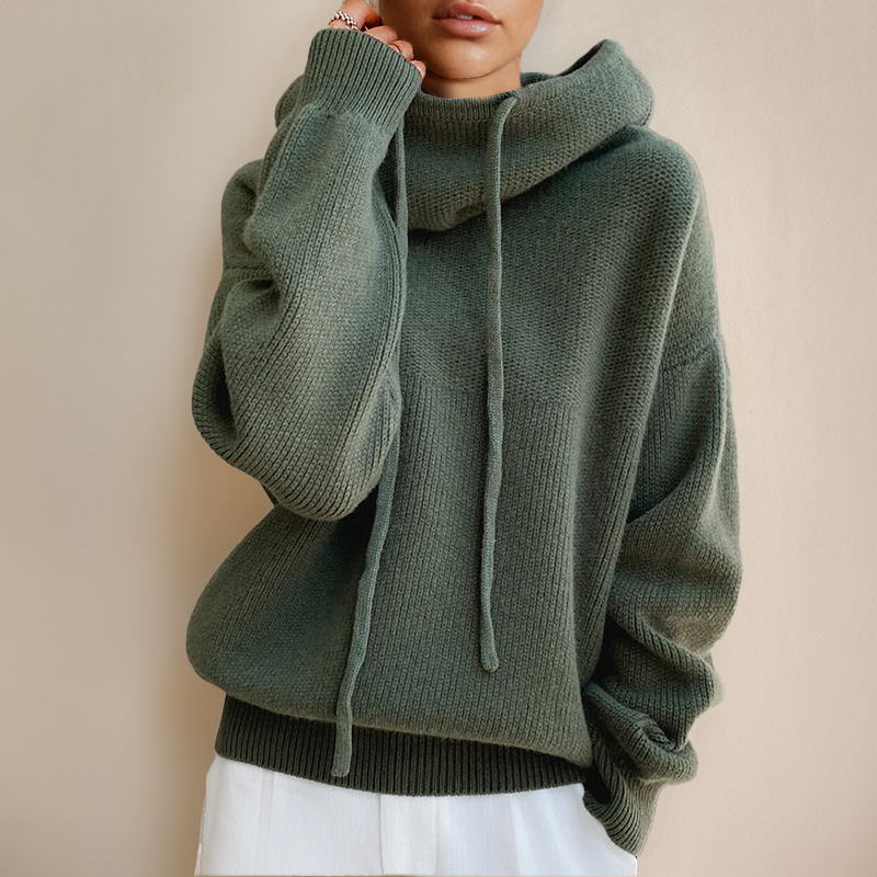 Elodie | Women's Cozy Knit Hoodie