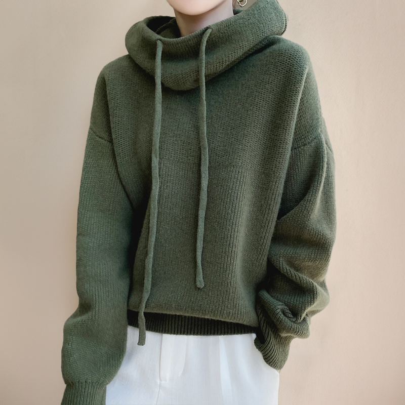 Elodie | Women's Cozy Knit Hoodie