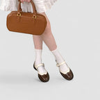 Elowen - Women's Classic Two-Tone Mary Janes with Buckle Strap