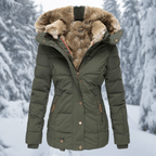 Elowen - Women's Cozy Faux Fur Lined Winter Jacket