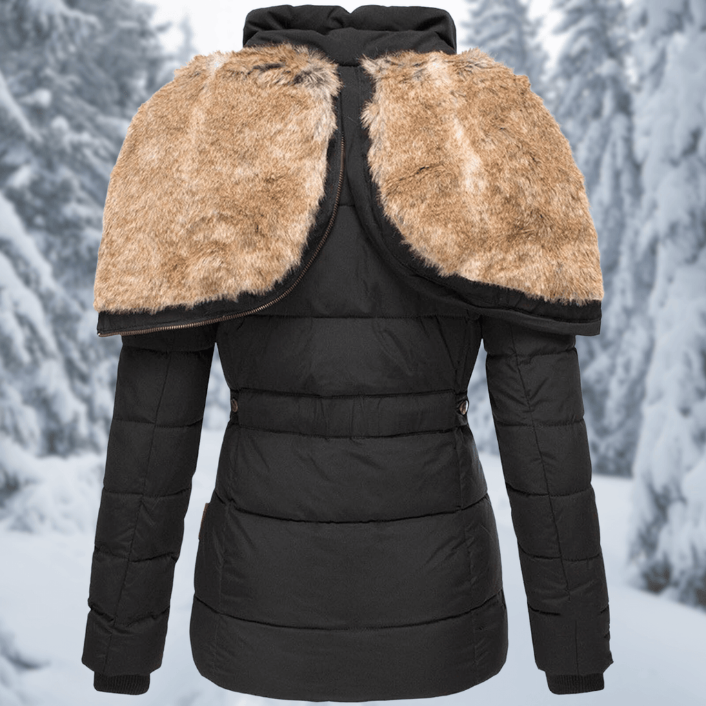 Elowen - Women's Cozy Faux Fur Lined Winter Jacket