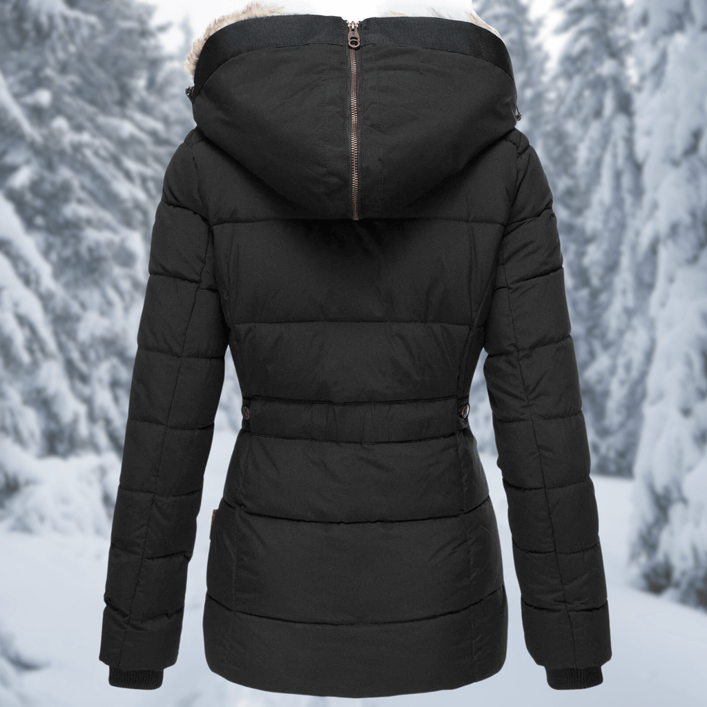 Elowen - Women's Cozy Faux Fur Lined Winter Jacket