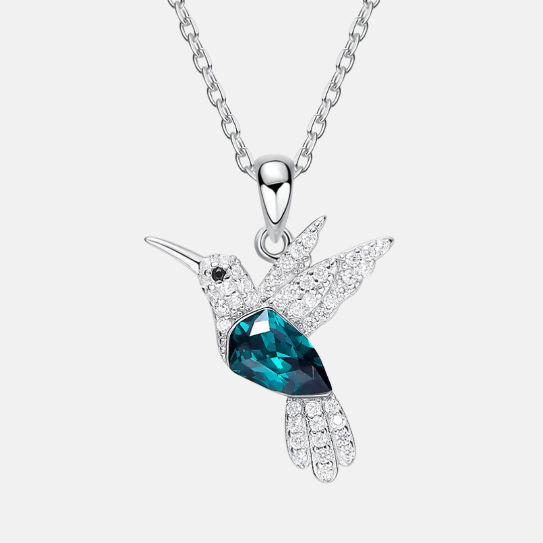 Elowyn - Women's Elegant Hummingbird Pendant Necklace