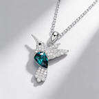 Elowyn - Women's Elegant Hummingbird Pendant Necklace