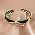 Ember - Women's Elegant Twisted Cuff Bracelet