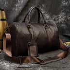 Emery - Men's Classic Faux Leather Duffle Bag