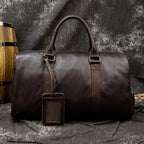 Emery - Men's Classic Faux Leather Duffle Bag