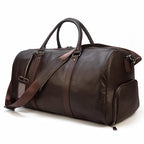 Emery - Men's Classic Faux Leather Duffle Bag