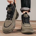 Emmett - Men's Lace Work Boots with Rotary Buckle
