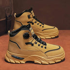 Emmett - Men's Lace Work Boots with Rotary Buckle
