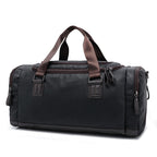 Ezra - Men's Classic Faux Leather Duffle Bag