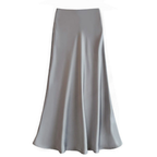 Faye | Women's Elegant Satin Maxi Skirt