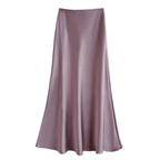 Faye | Women's Elegant Satin Maxi Skirt