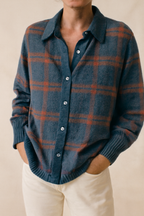 Felicity | Women's Cozy Plaid Button-Up Cardigan