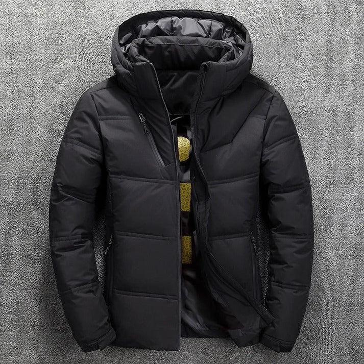 Finn - Men's Casual Puffer Jacket with Hood