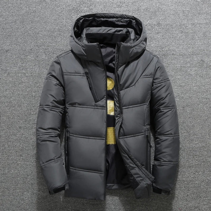 Finn - Men's Casual Puffer Jacket with Hood