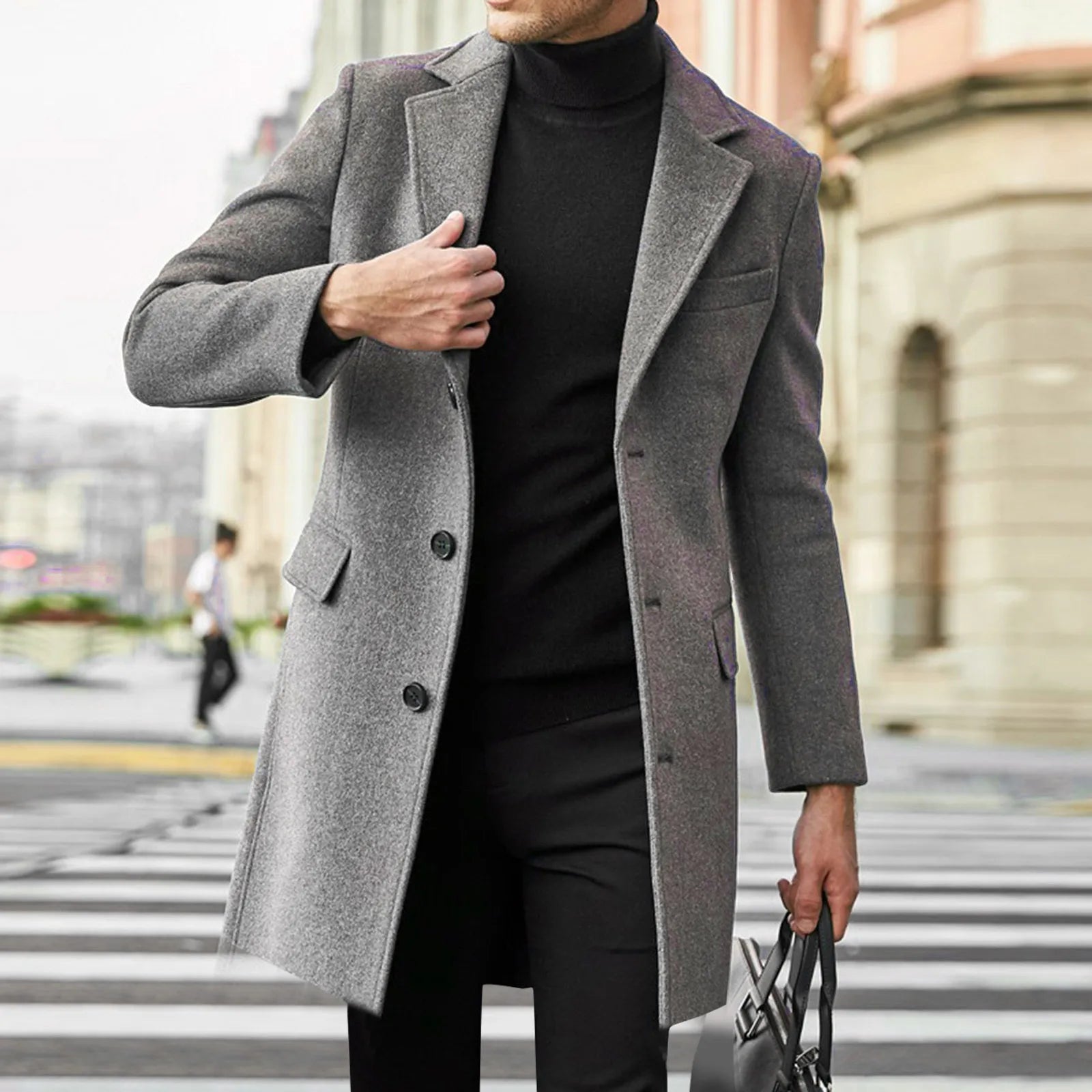 Finn | Men's Mid Length Elegant Coat