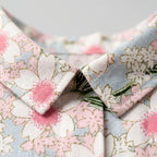 Floralis - Relaxed Fit Floral Collared Blouse