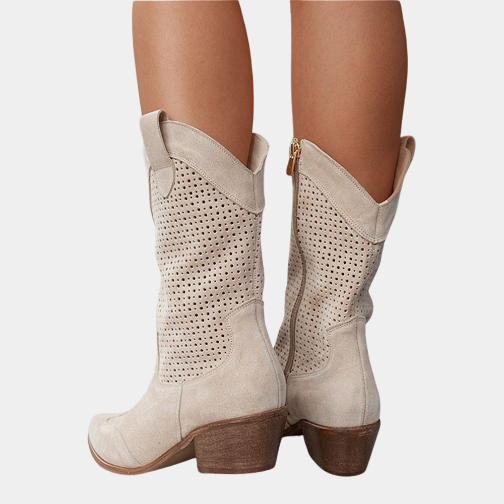 Freya - Women's Chic Ankle Cowboy Boots